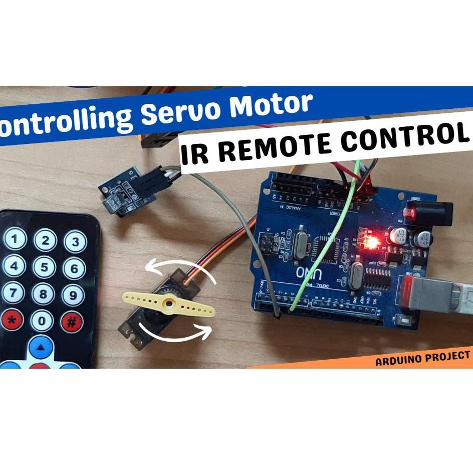 Controlling Servo Motor With IR Remote Using Arduino
