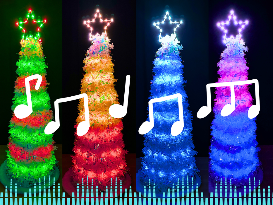 Make a LED Christmas Tree That Syncs to Music! (Custom Build From