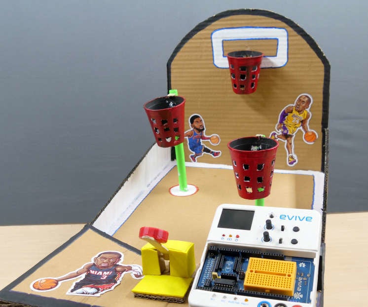 Smart Basketball Arcade Game With Score Counting Hoops Using Evive ...