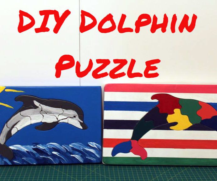 How to Make / DIY Dolphin Puzzles