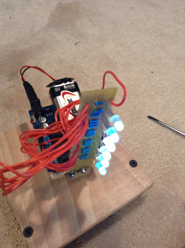 Persistence of Vision Display (POV) : 5 Steps Circuit Diagram