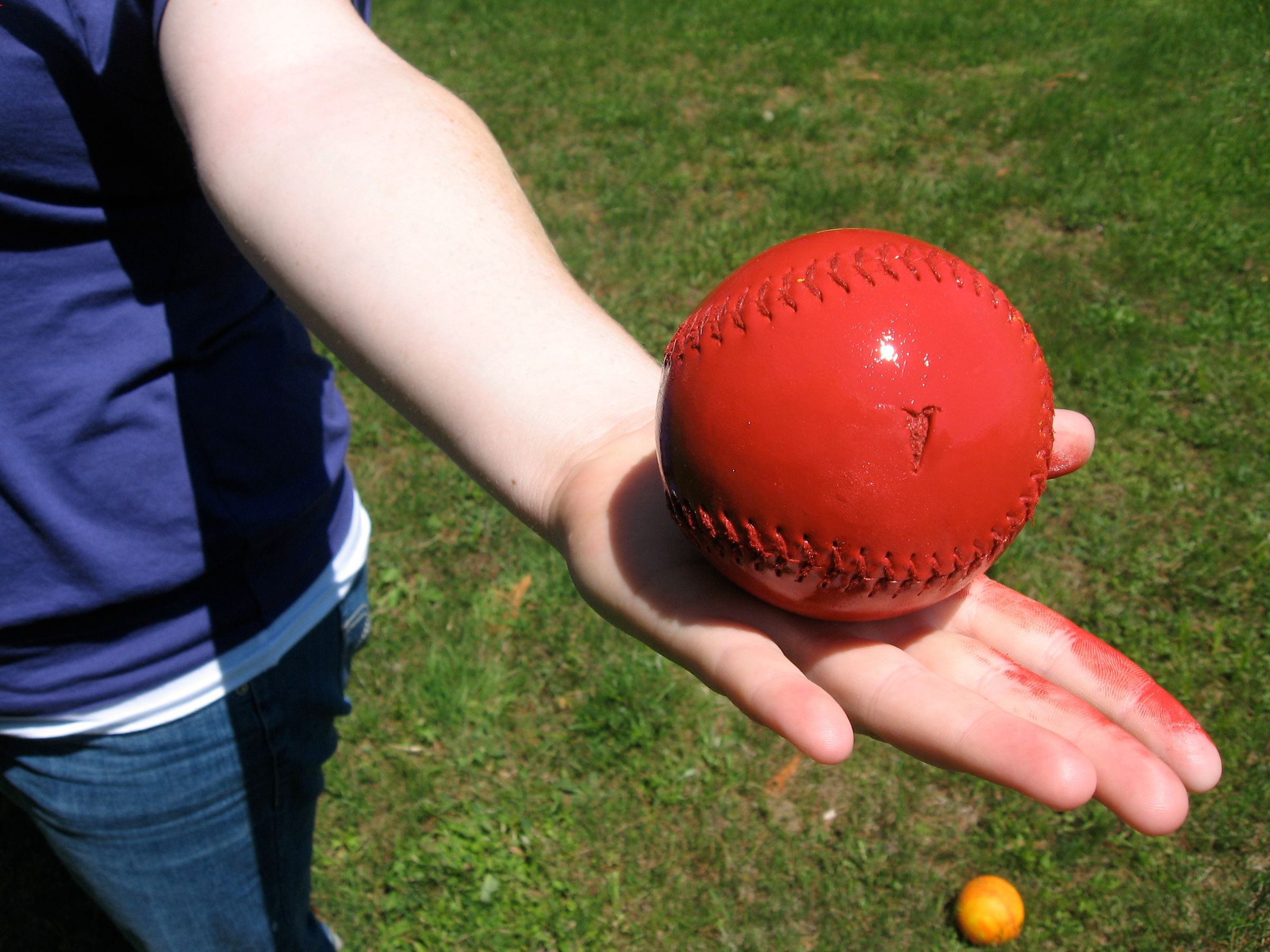 Colored Softballs Impoving Batting Average 7 Steps Instructables