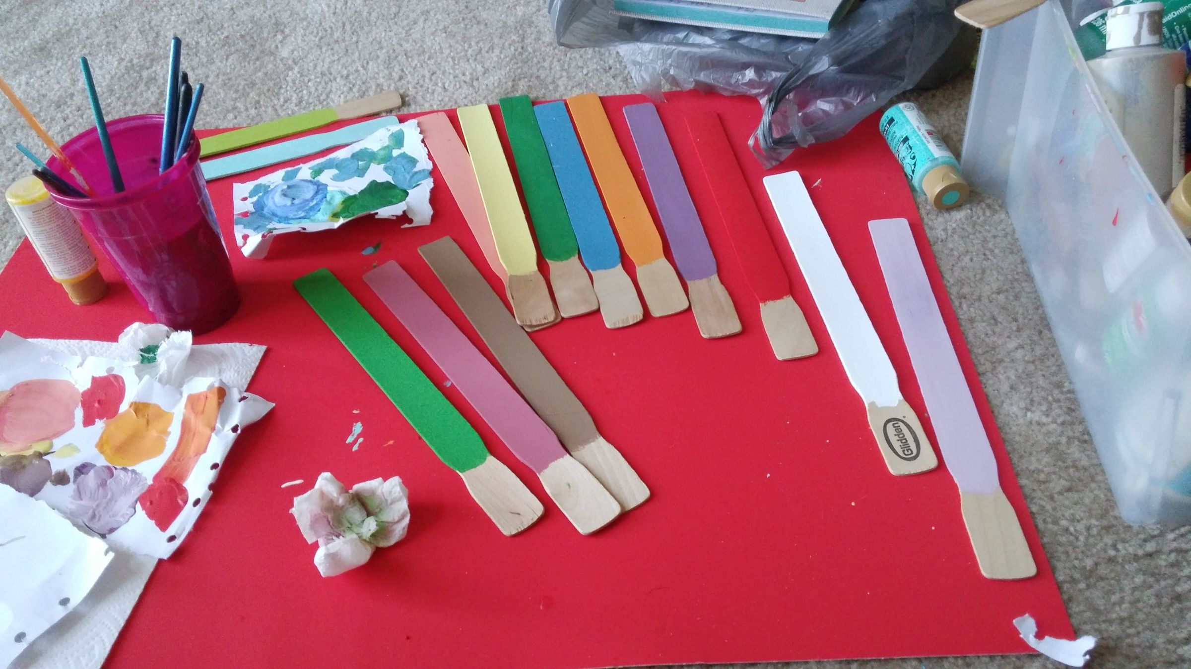 Gardening Labels From Paint Sticks 4 Steps (with Pictures