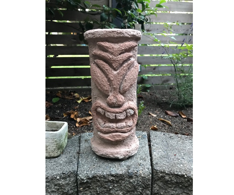 How to Make a Concrete Tiki Garden Statue