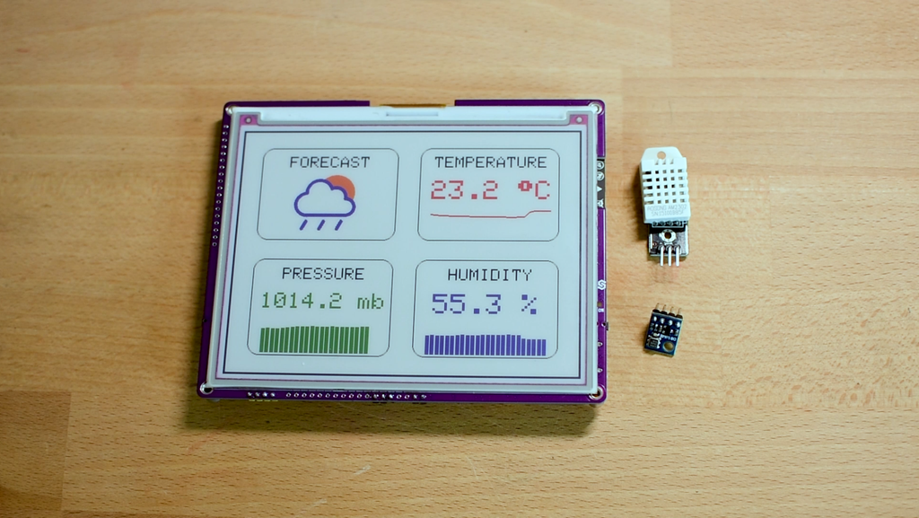 Arduino ESP32 Color E-Paper Weather Station : 9 Steps (with Pictures ...