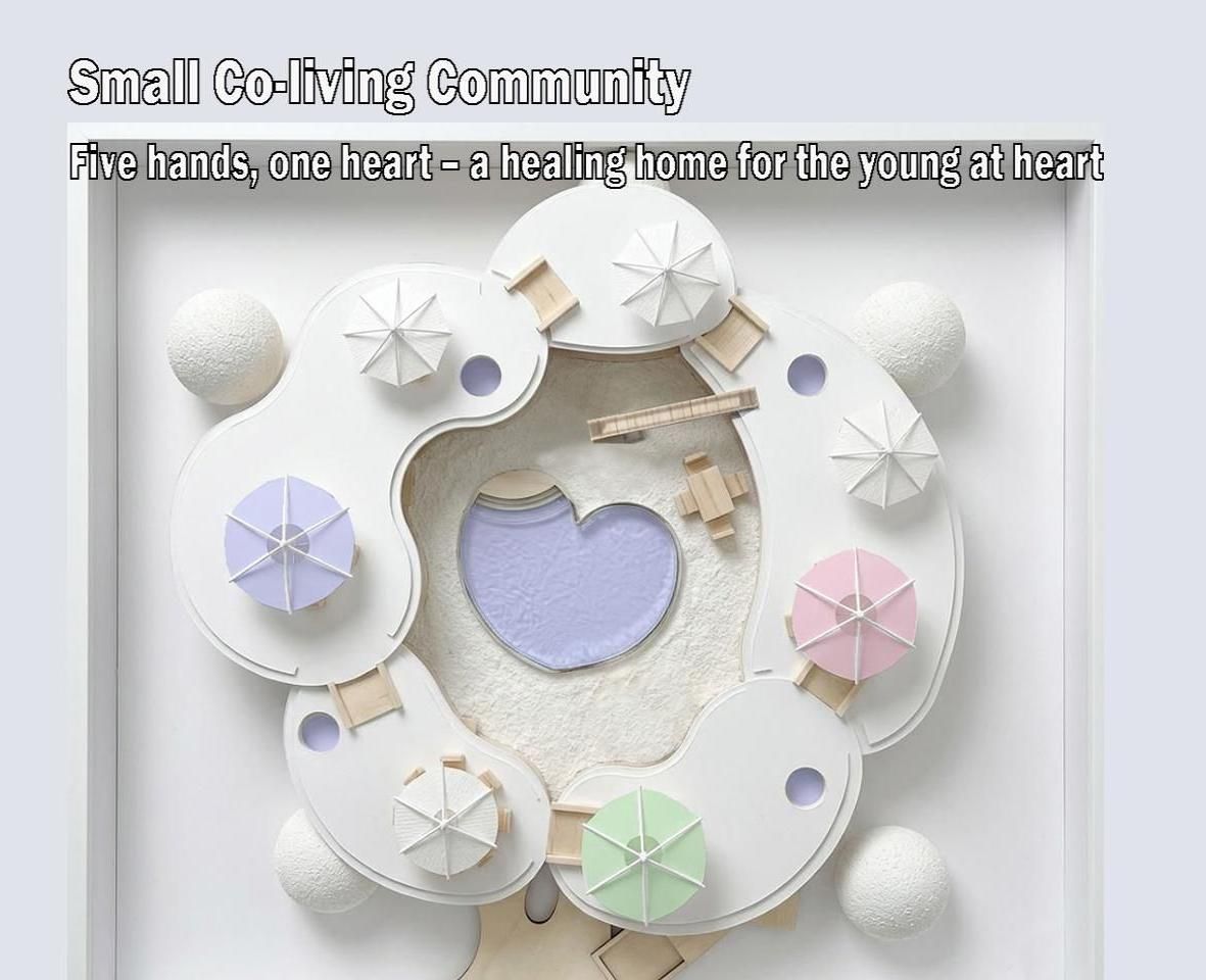 A Small Co-living Community for Seniors-Five hands, one heart