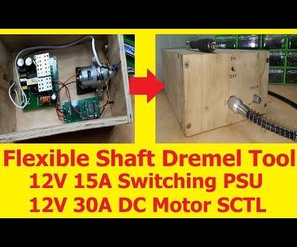 Flexible Shaft Dremel Tool With 12V 15A Switching PSU