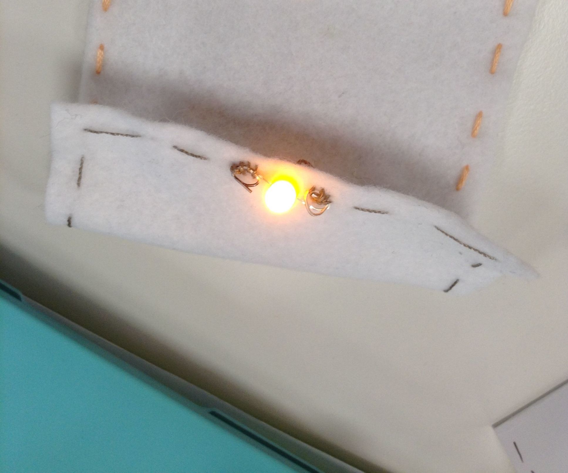 Conductive Thread Circuit Pouch