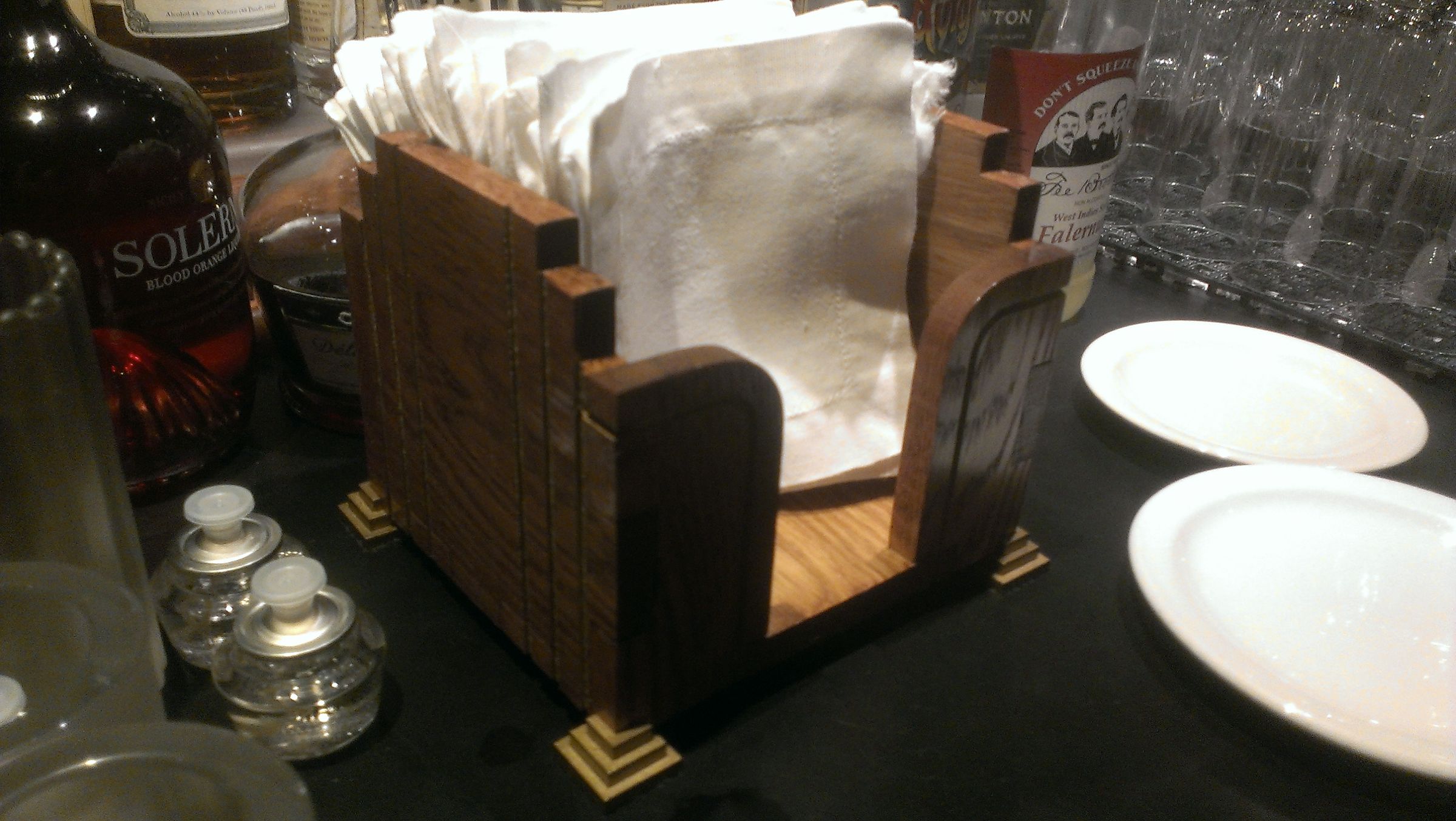 Art Deco Napkin Caddy