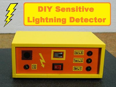 Sensitive Arduino Lightning Detector With Homemade Sensor