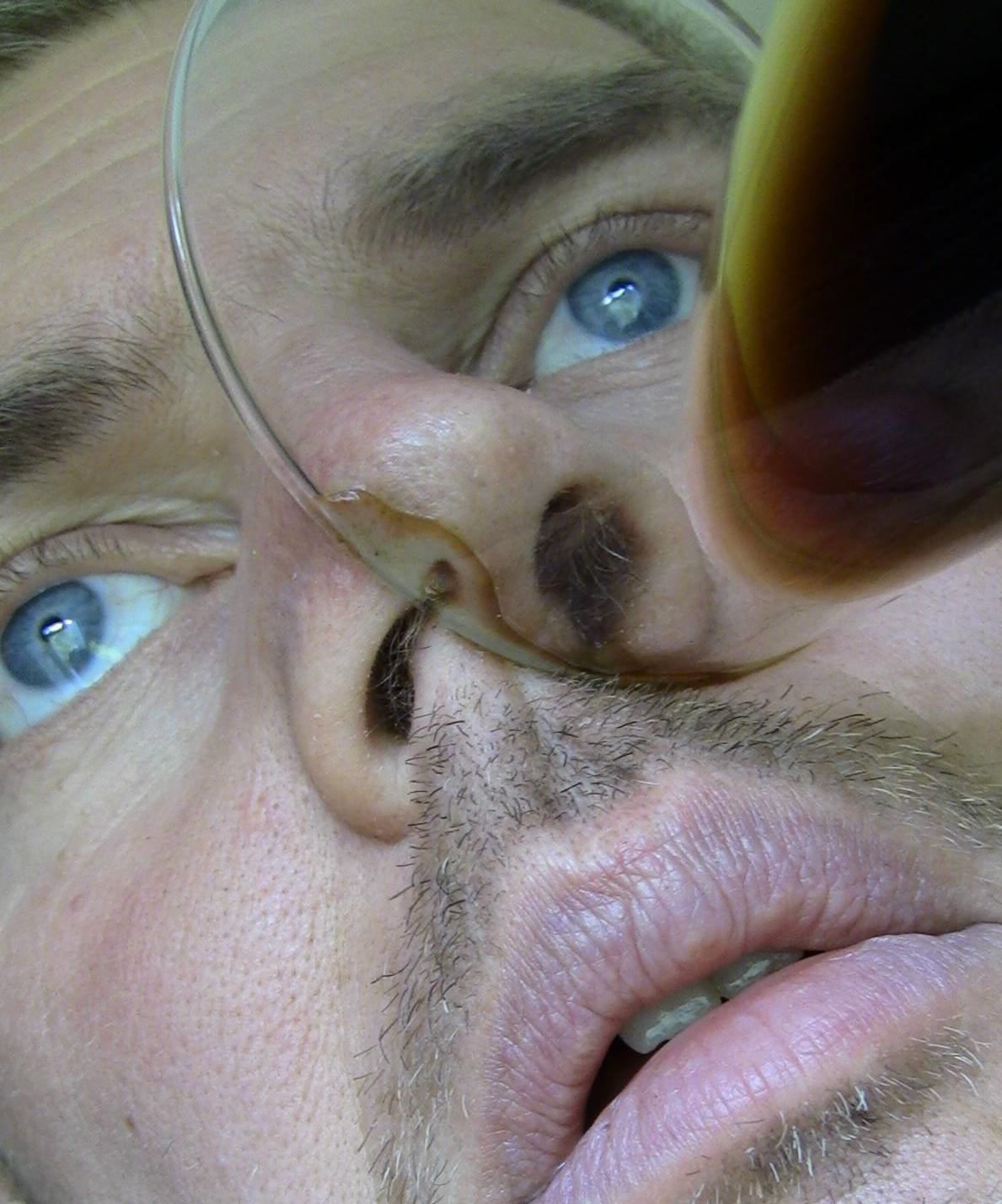 How to Drink Beer Through Your Nose