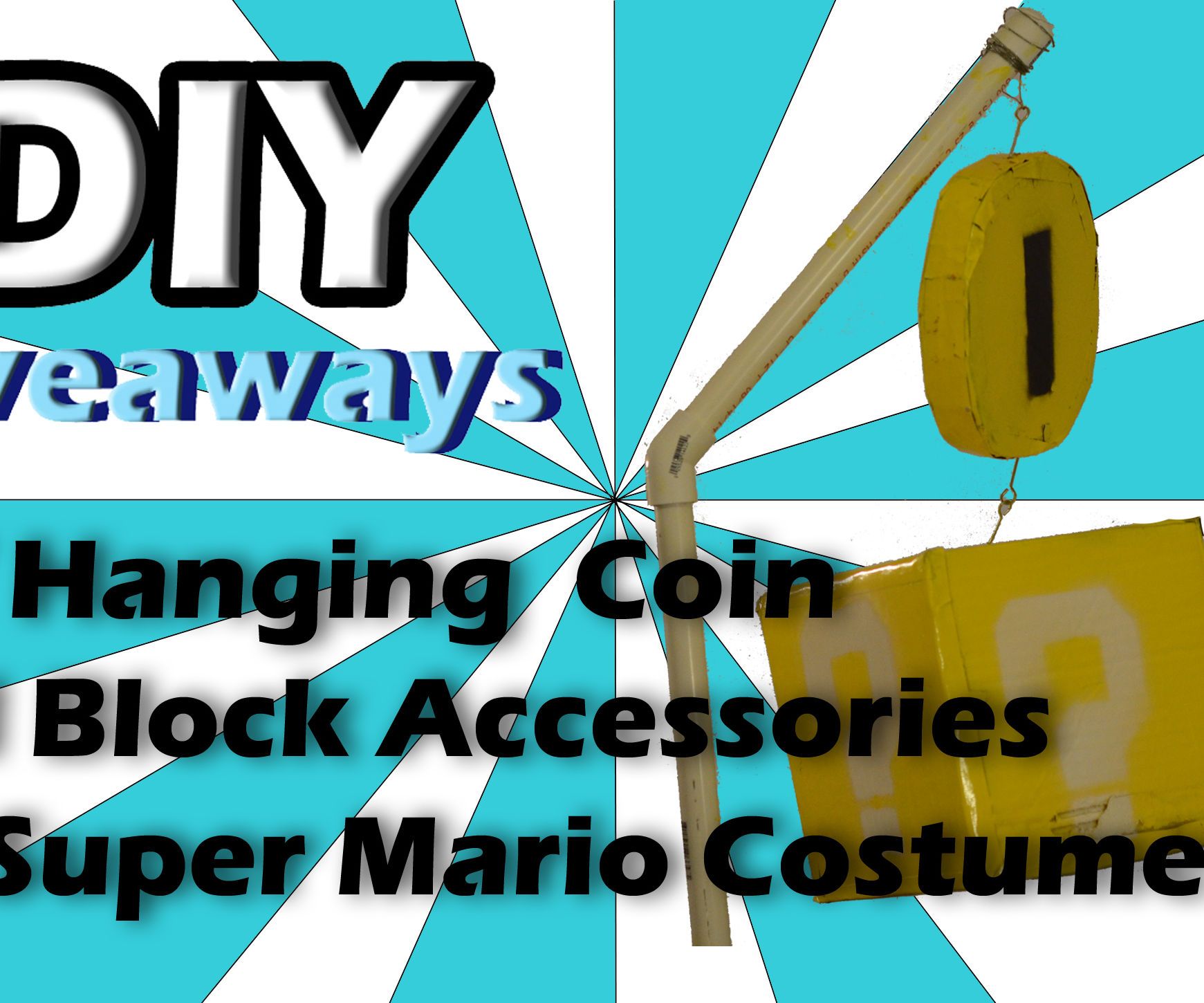 DIY Block & Coin for Super Mario Costume
