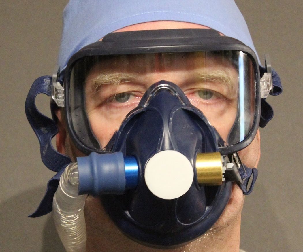 PPE Respirator: RubenValve Paint Sprayer Mask