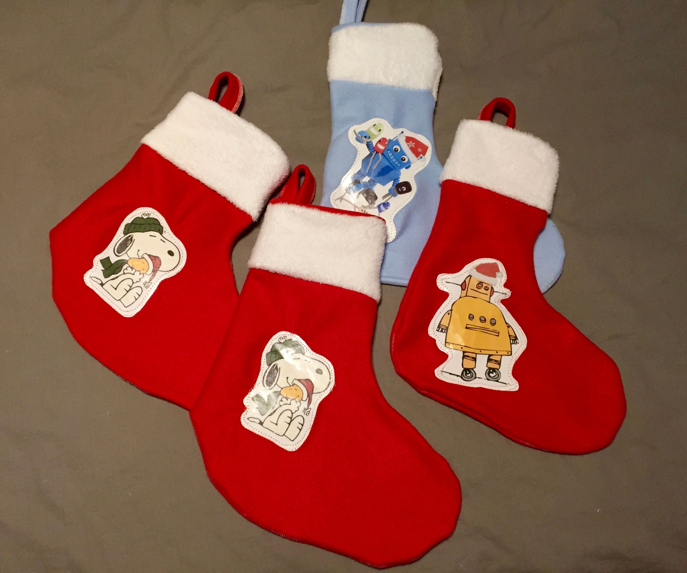 Custom Personalized Picture Christmas Stockings