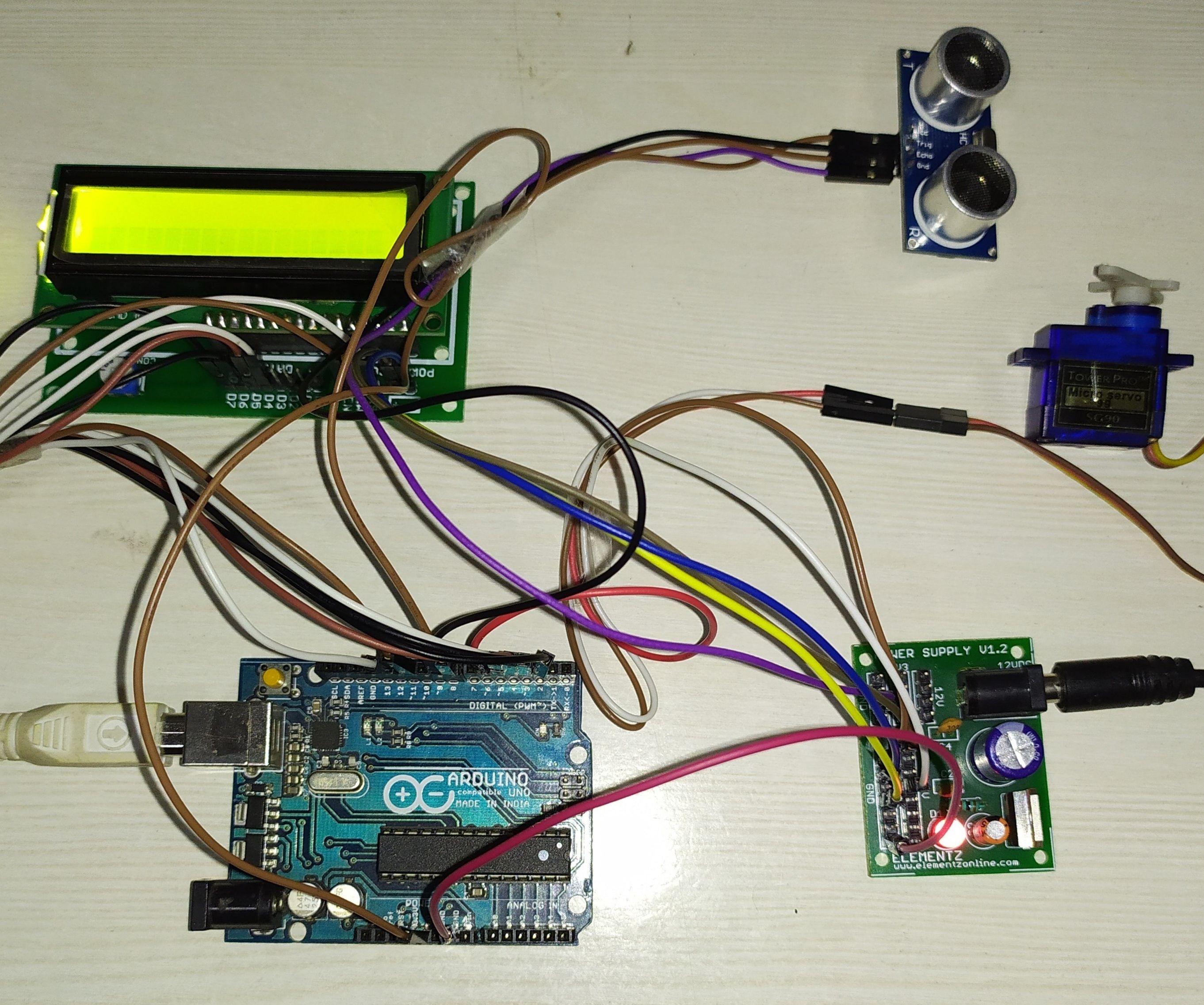 ULTRASONIC RADAR SYSTEM USING ARDUINO