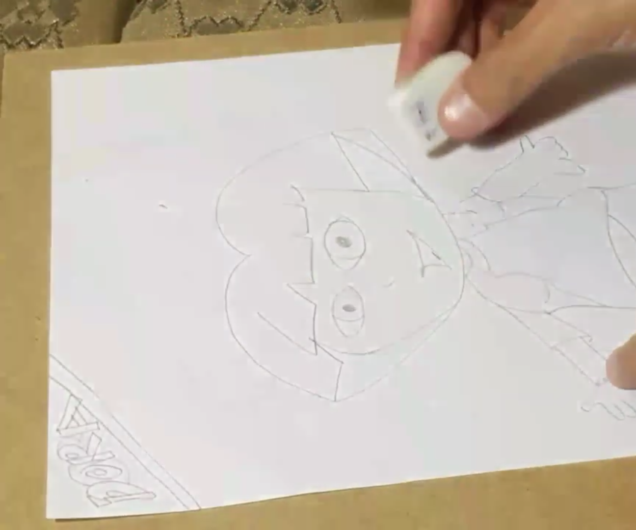 Draw Dora Cartoon Step by Step