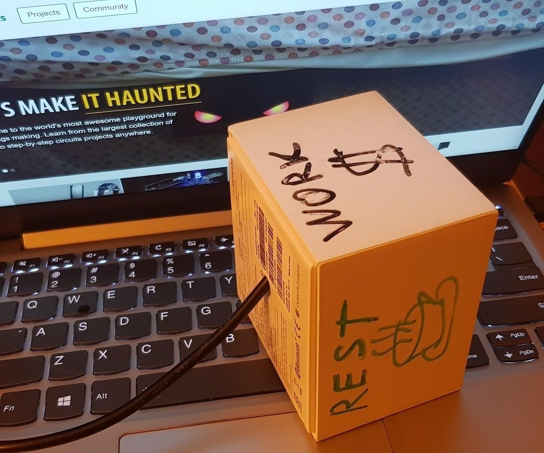 Time Cube - Arduino Time Tracking Gadget