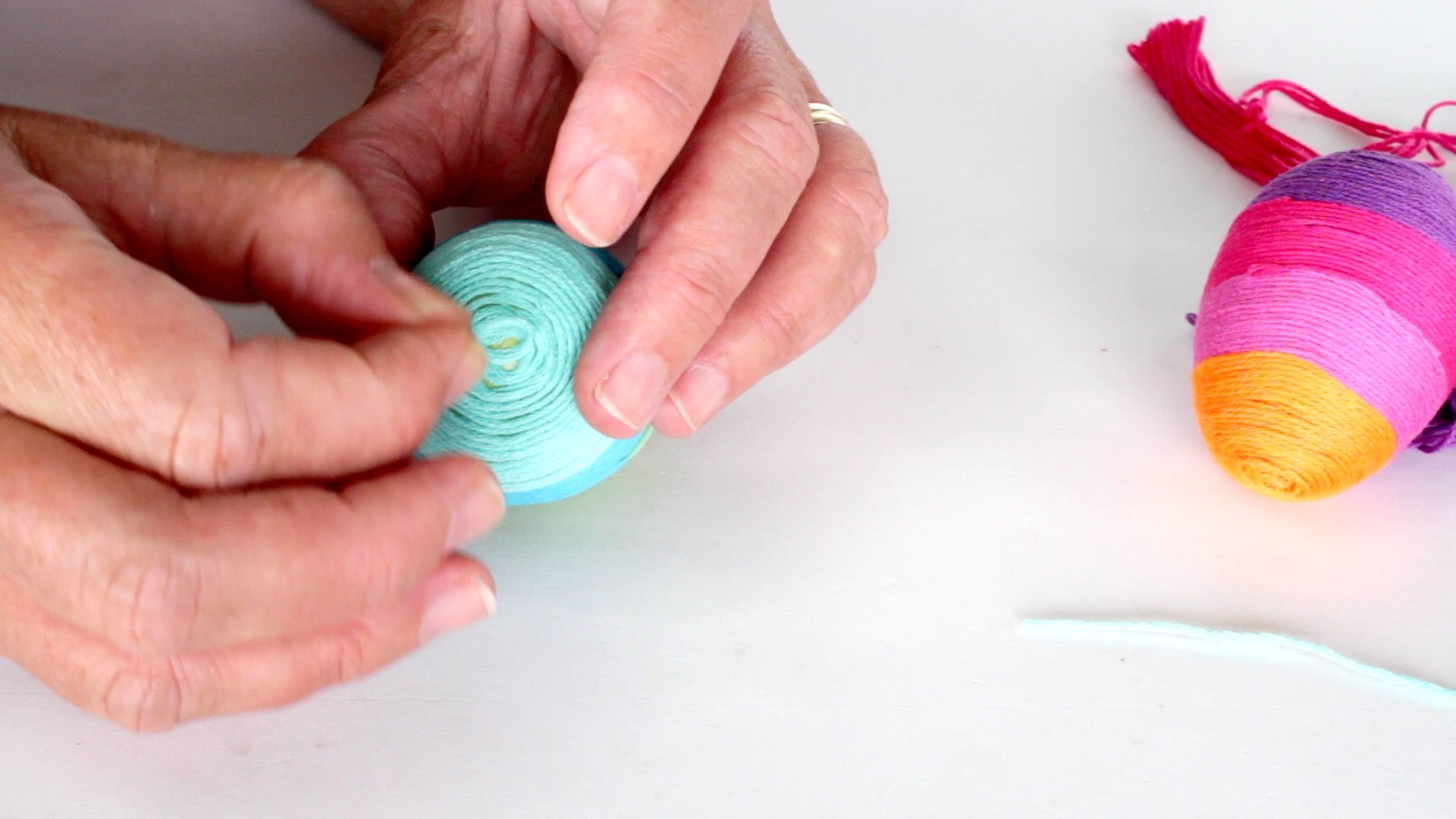Embroidery Thread Easter Eggs 6 Steps (with Pictures) Instructables