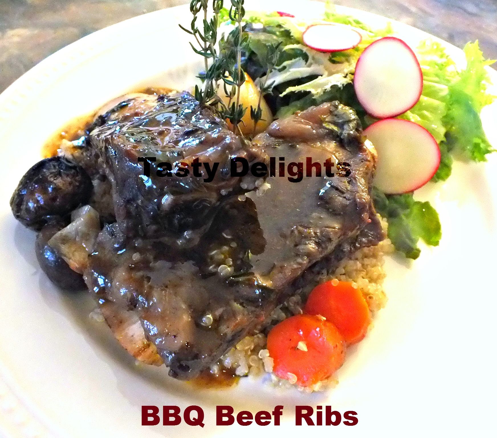 Slowcooker BBQ Beef Ribs