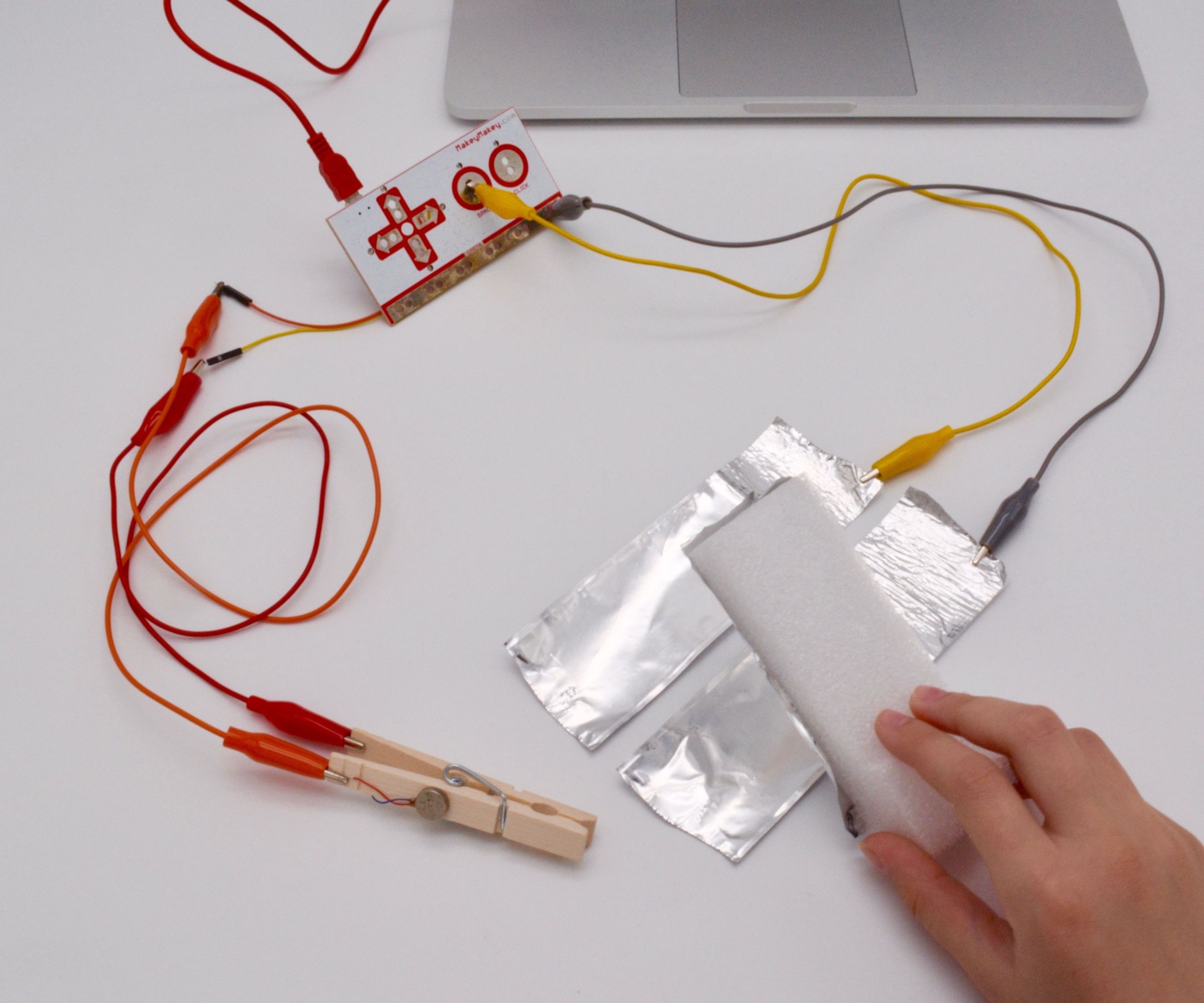 Makey Makey Output on Rube Goldberg Chain Reactions