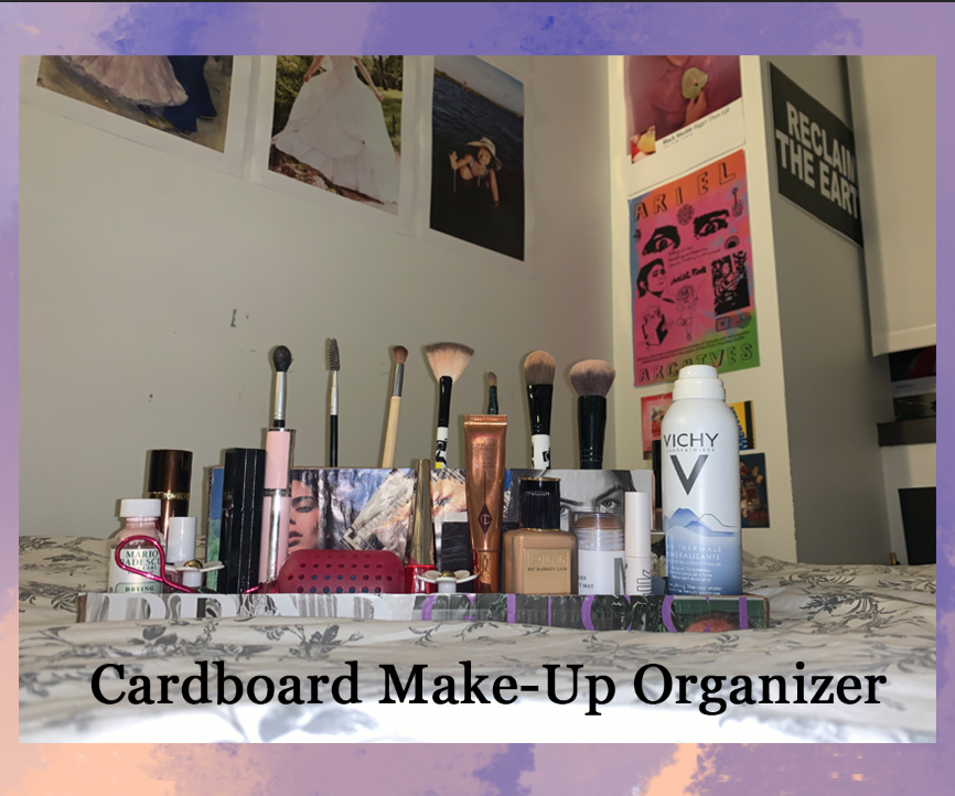 Cardboard Make-Up Organizer