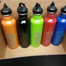 Two-tone Laser Etched Stainless water bottles