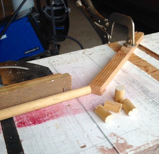 Cut Dowel Standoffs and Drill