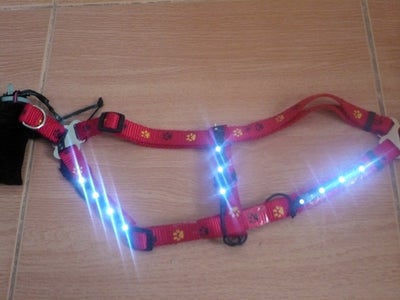 Flashing LED Dog Harness