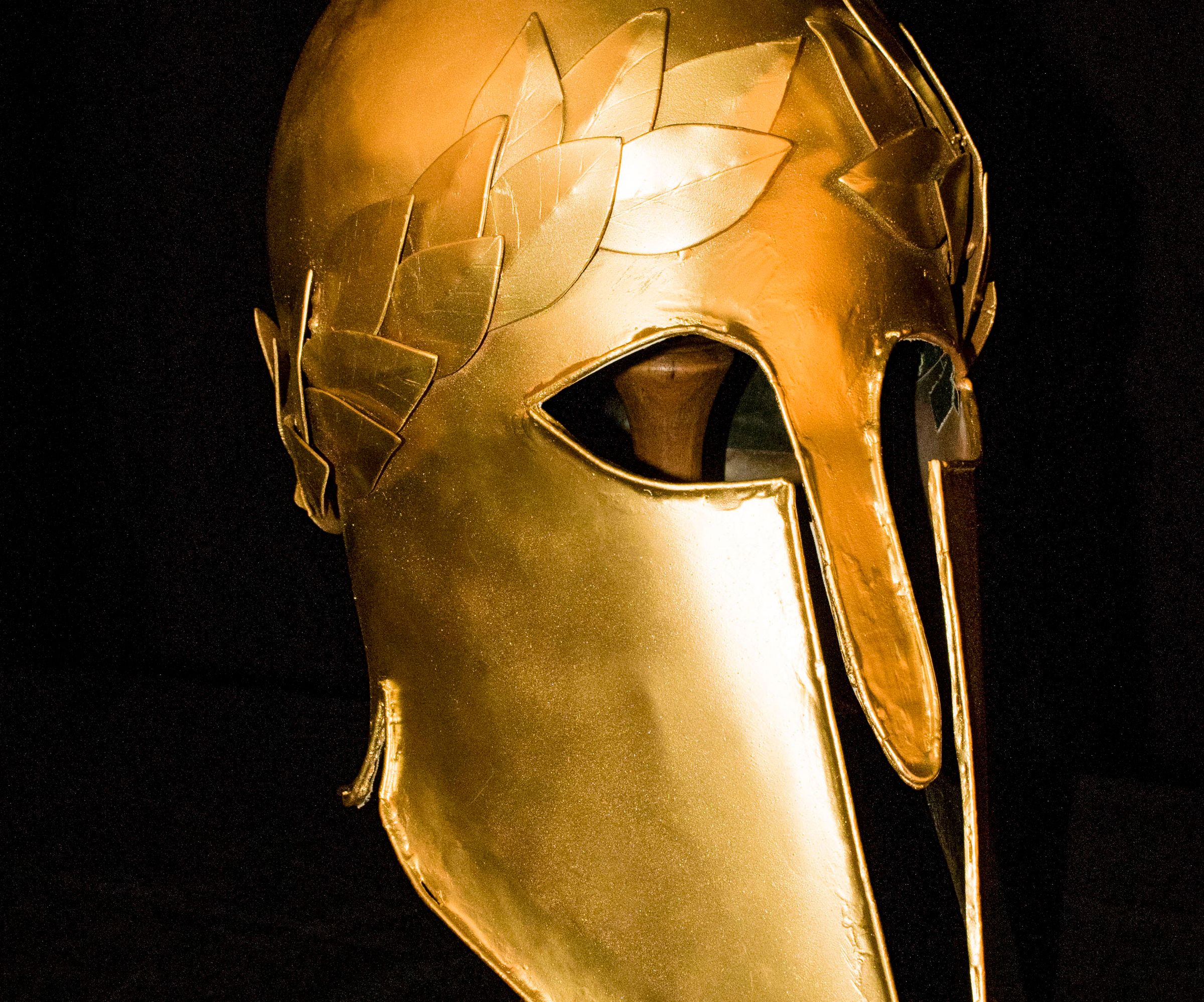Steel Corinthian Helmet
