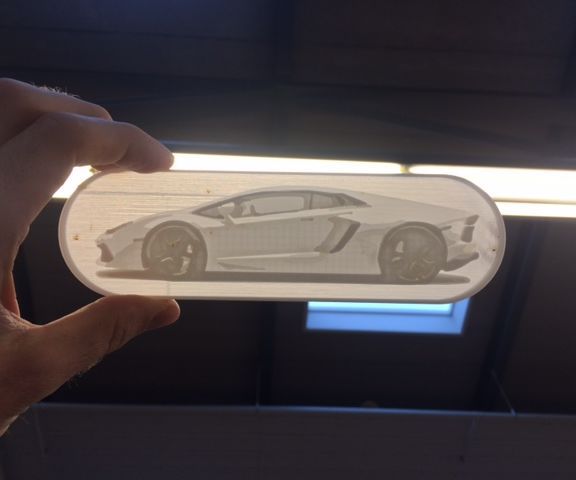 Illuminating Picture to 3D Print