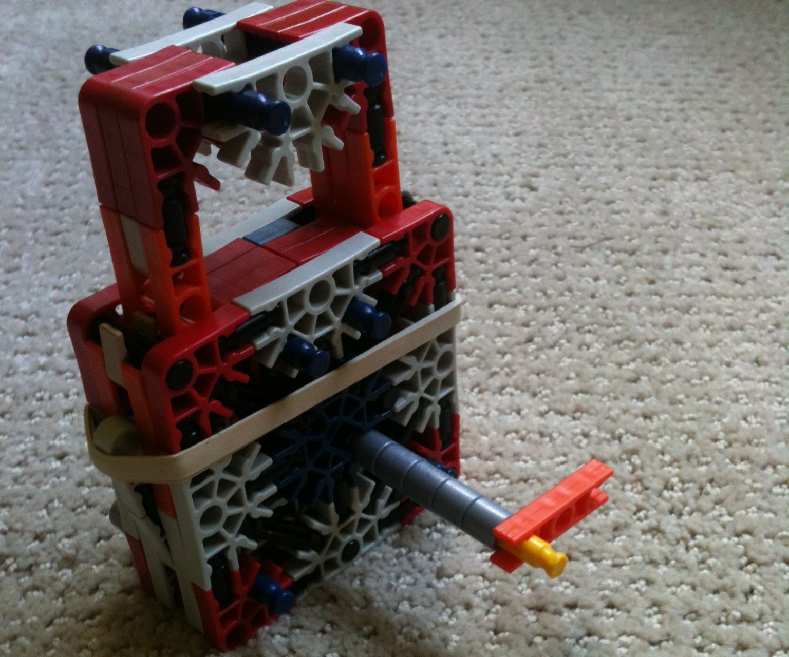 Functioning K'nex Padlock With a Key
