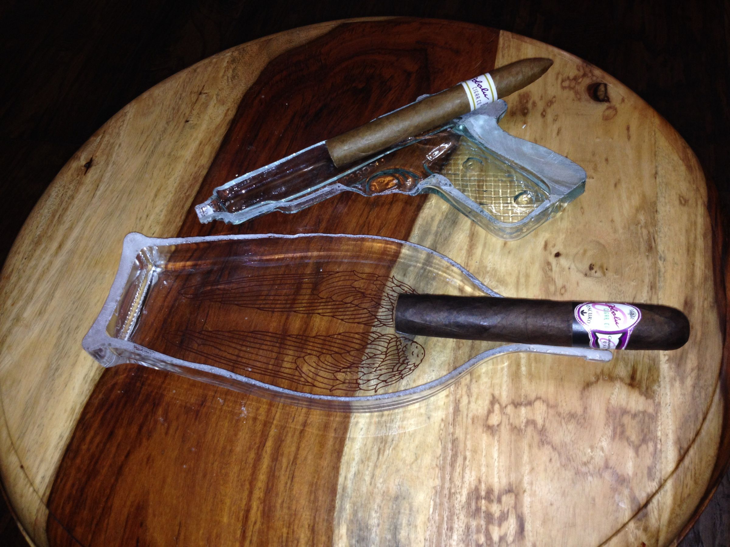 Cut Glass Cigar Ashtray