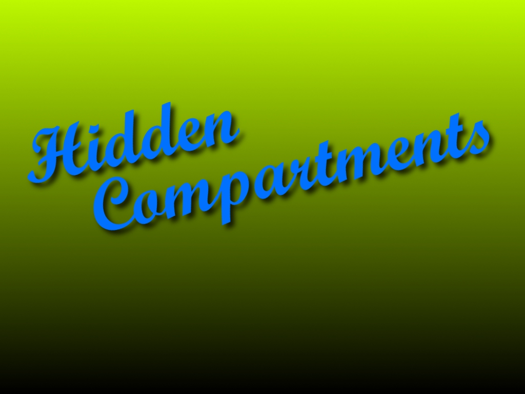 Hidden Compartments