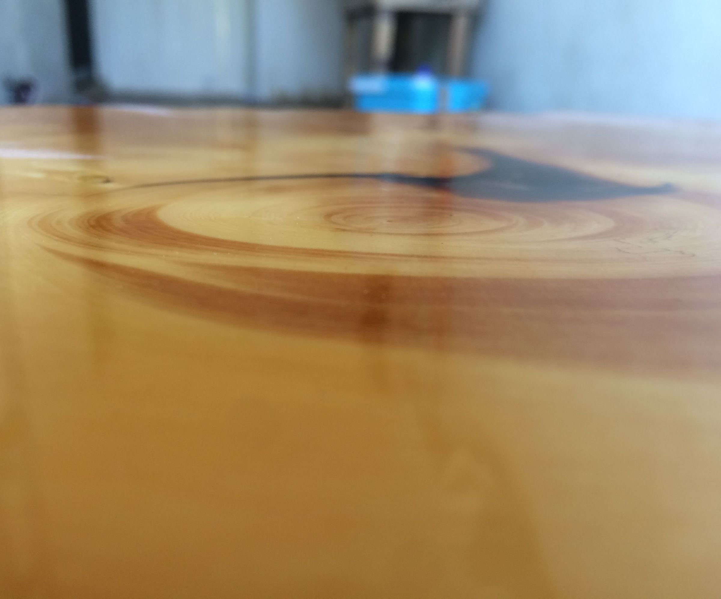 Glass Like Finish on Wood