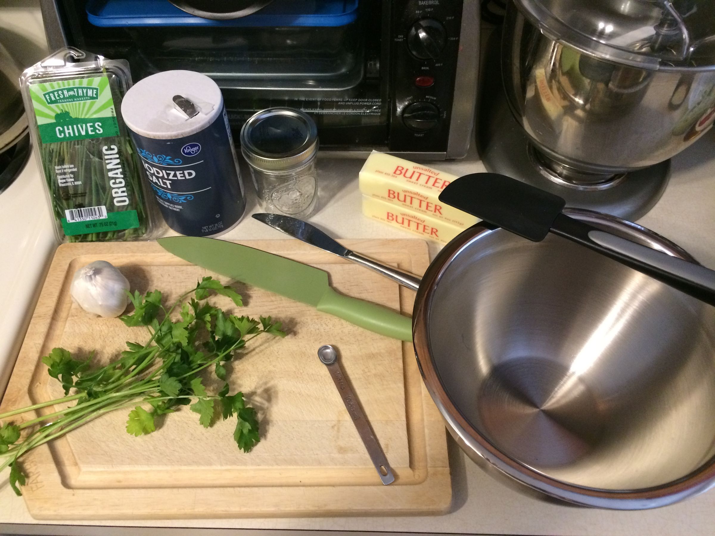 Garlic Chive Compound Butter 9 Steps Instructables