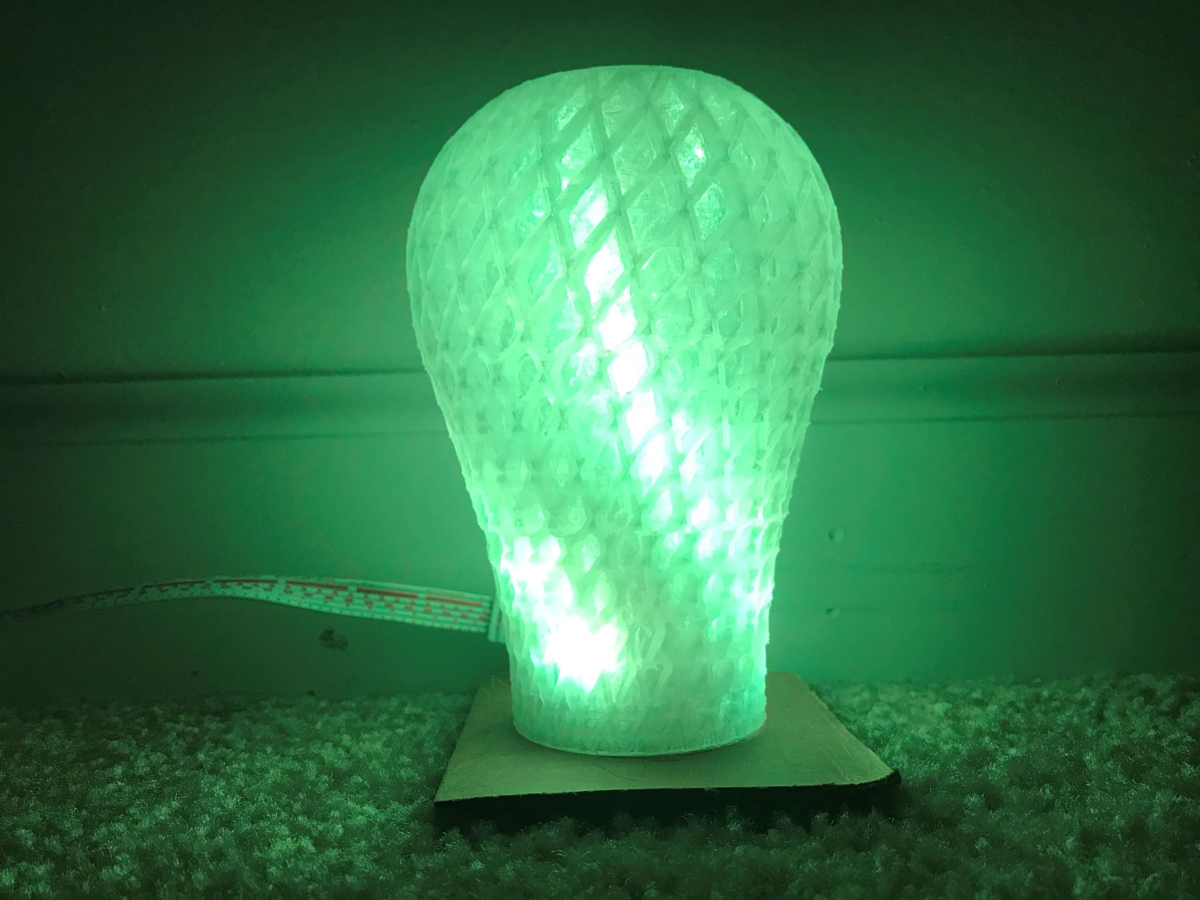 Fully 3-D Printed Smartphone Controlled Mood Lamp : 4 Steps - Instructables
