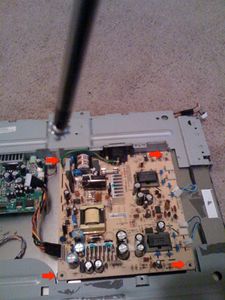 Remove the Power Supply.
