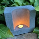 Cement Shadow Box Made Using PVC Pipe and Cardboard