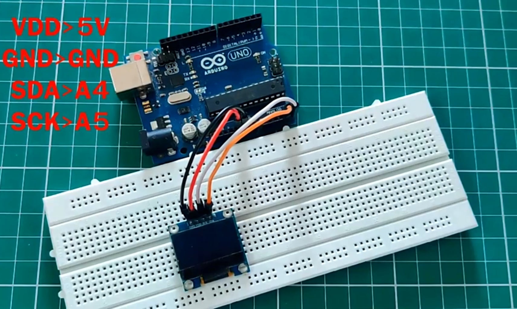 Connect the Display to Arduino