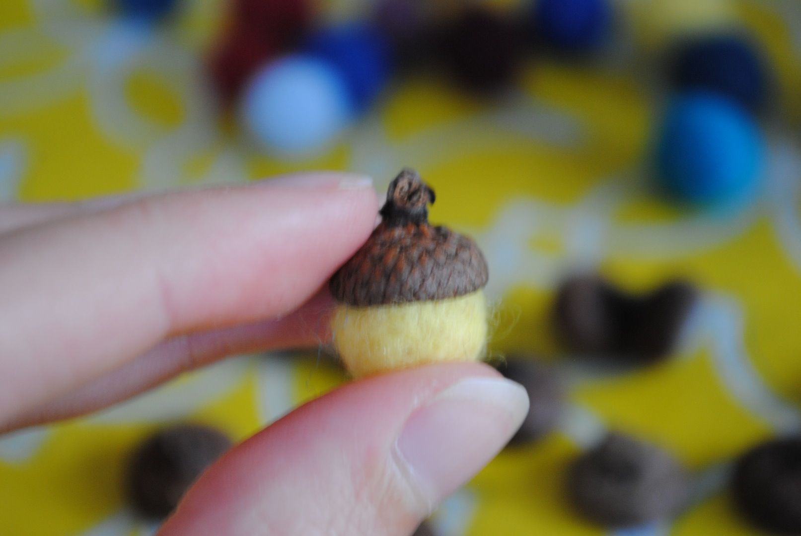 Making Needle Felted Acorns 3 Steps (with Pictures) Instructables