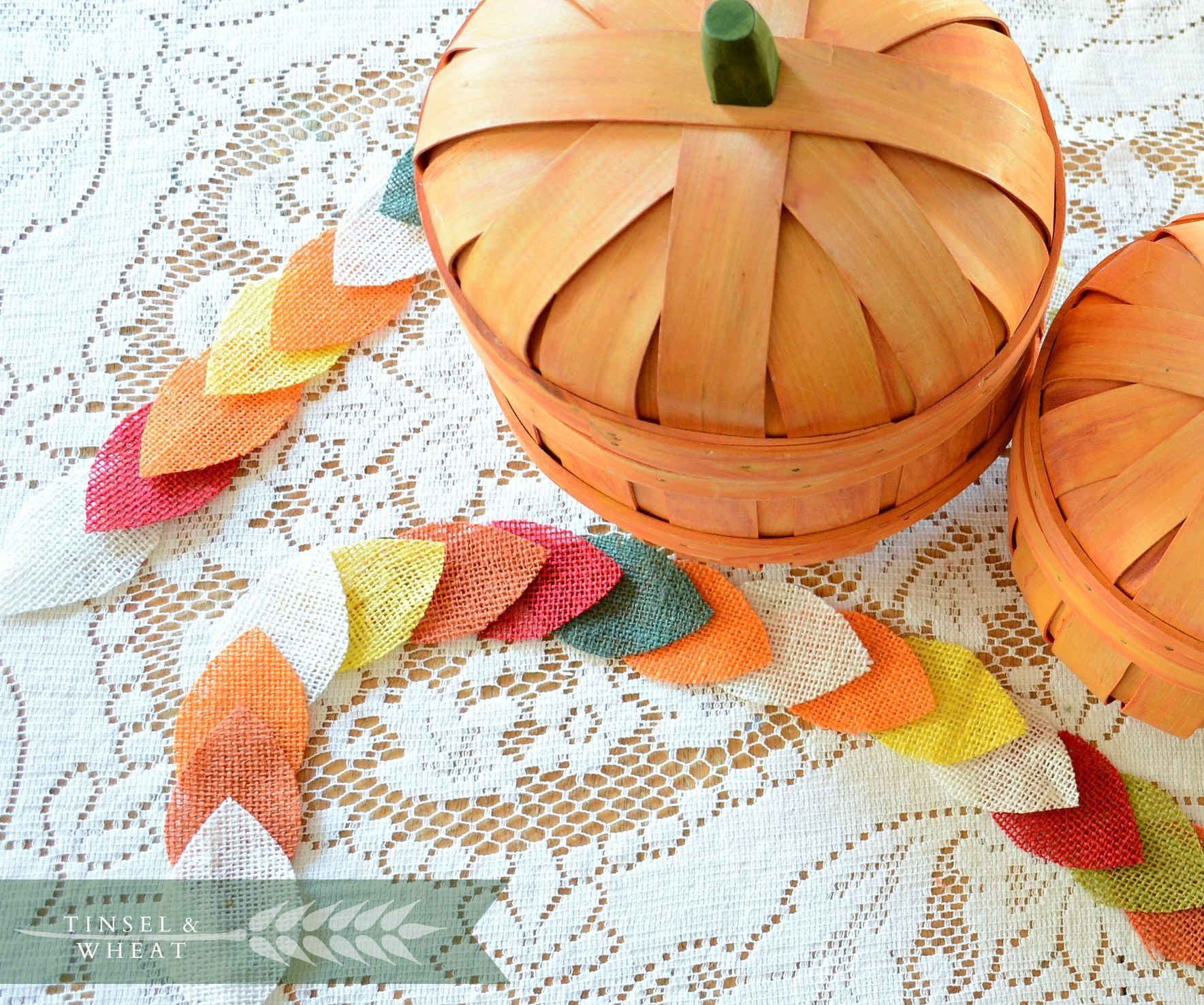 EASY DIY Fall Leaf Garland