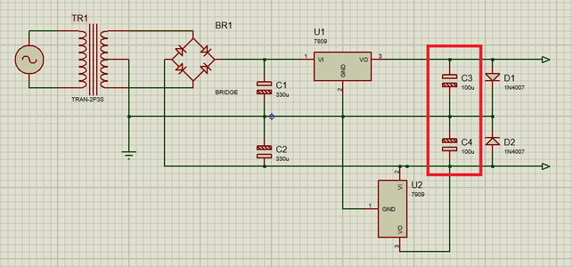 Connecting 100 UF Electrolitic Capacitor