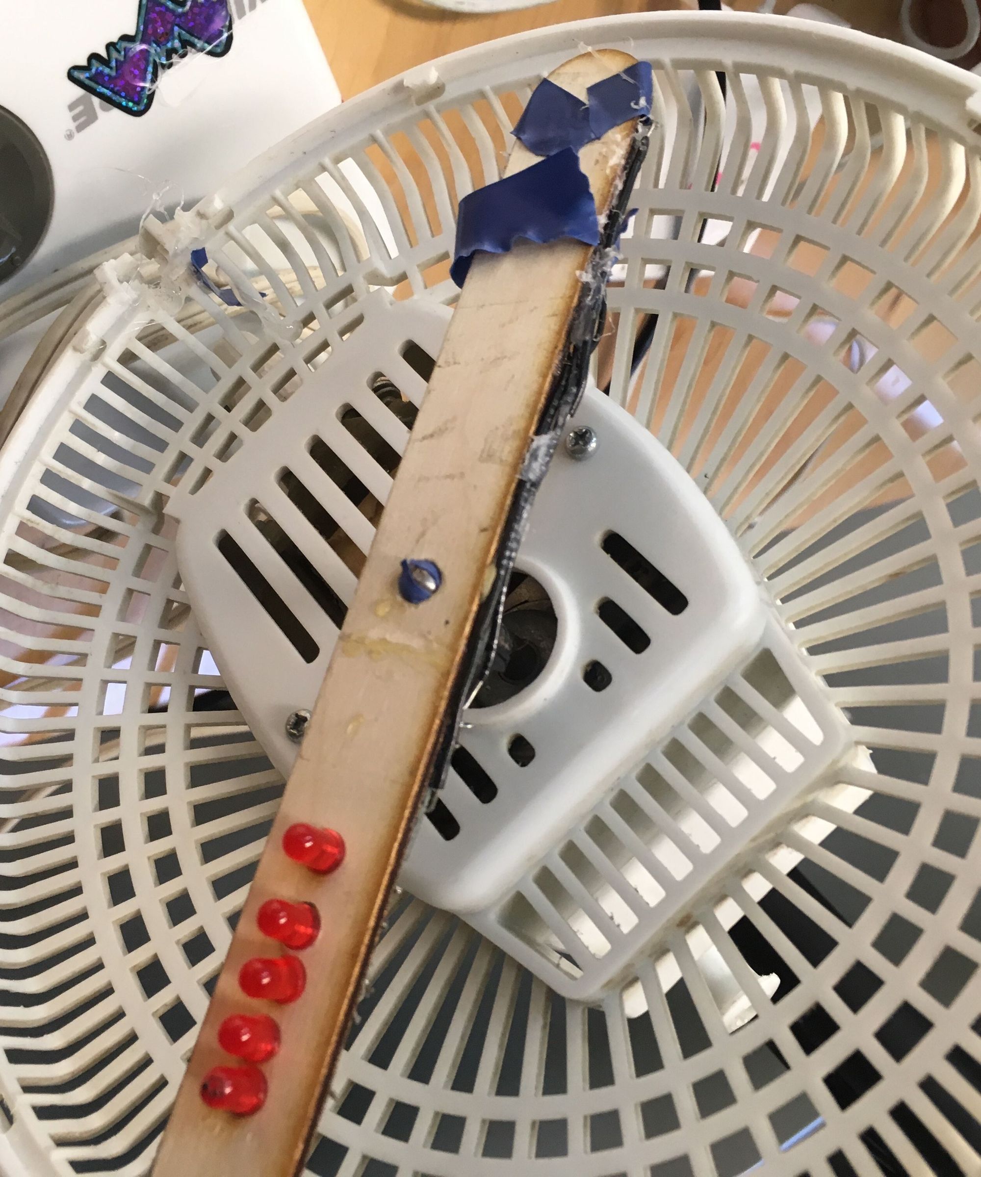 LED POV Fan