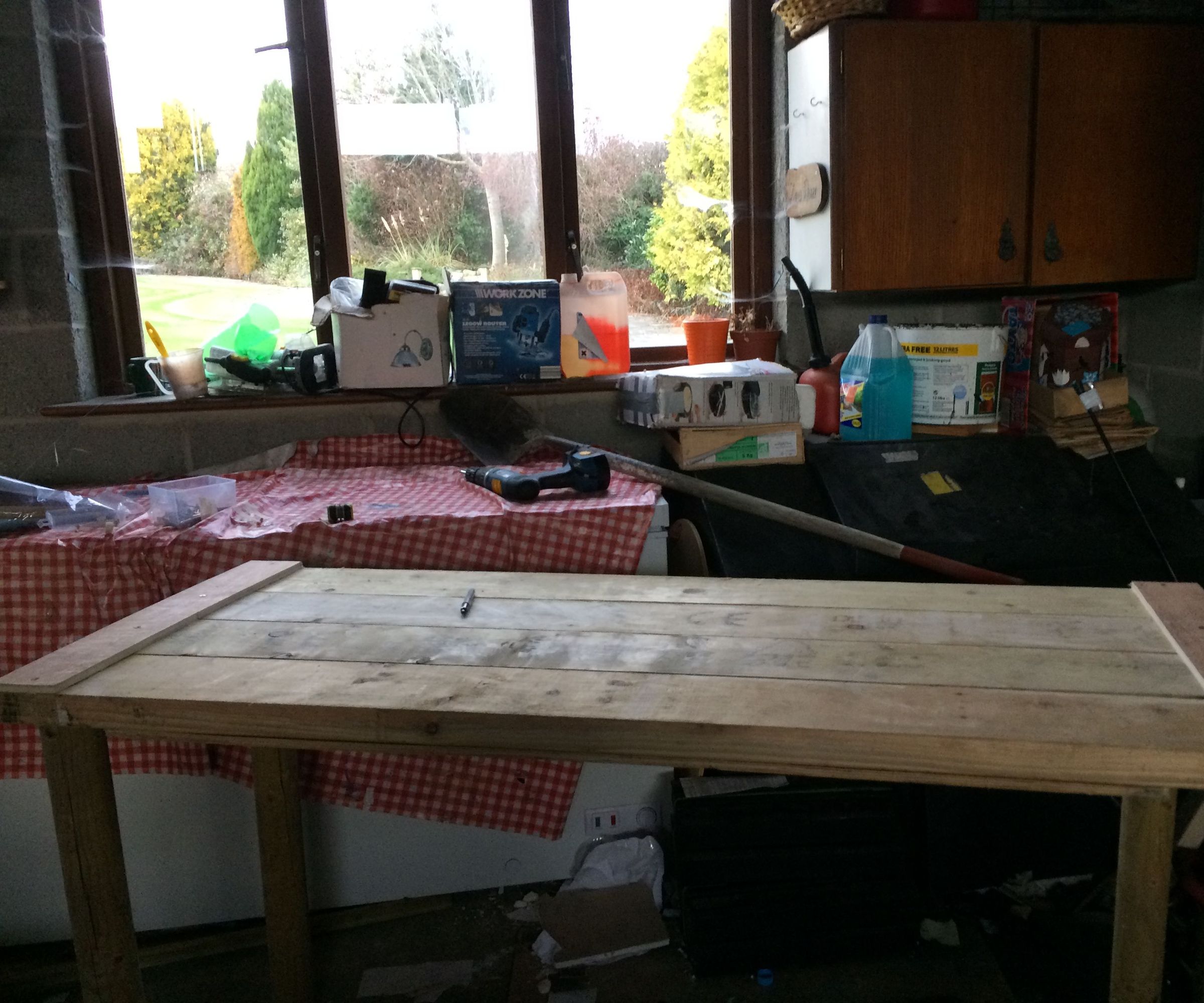 Wooden Workbench/table