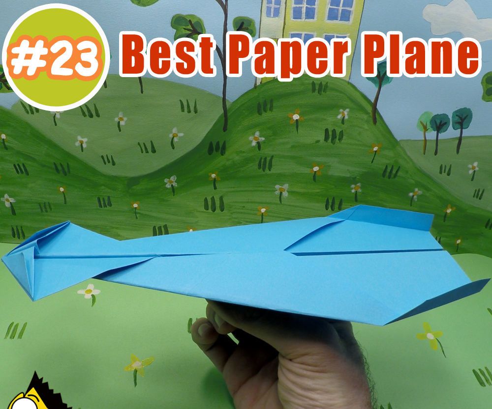Paper Plane Tutorial Easy - Origami BEST #origami