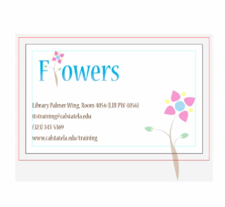 Making a Business Card