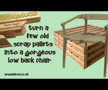Low Back Pallet Chair