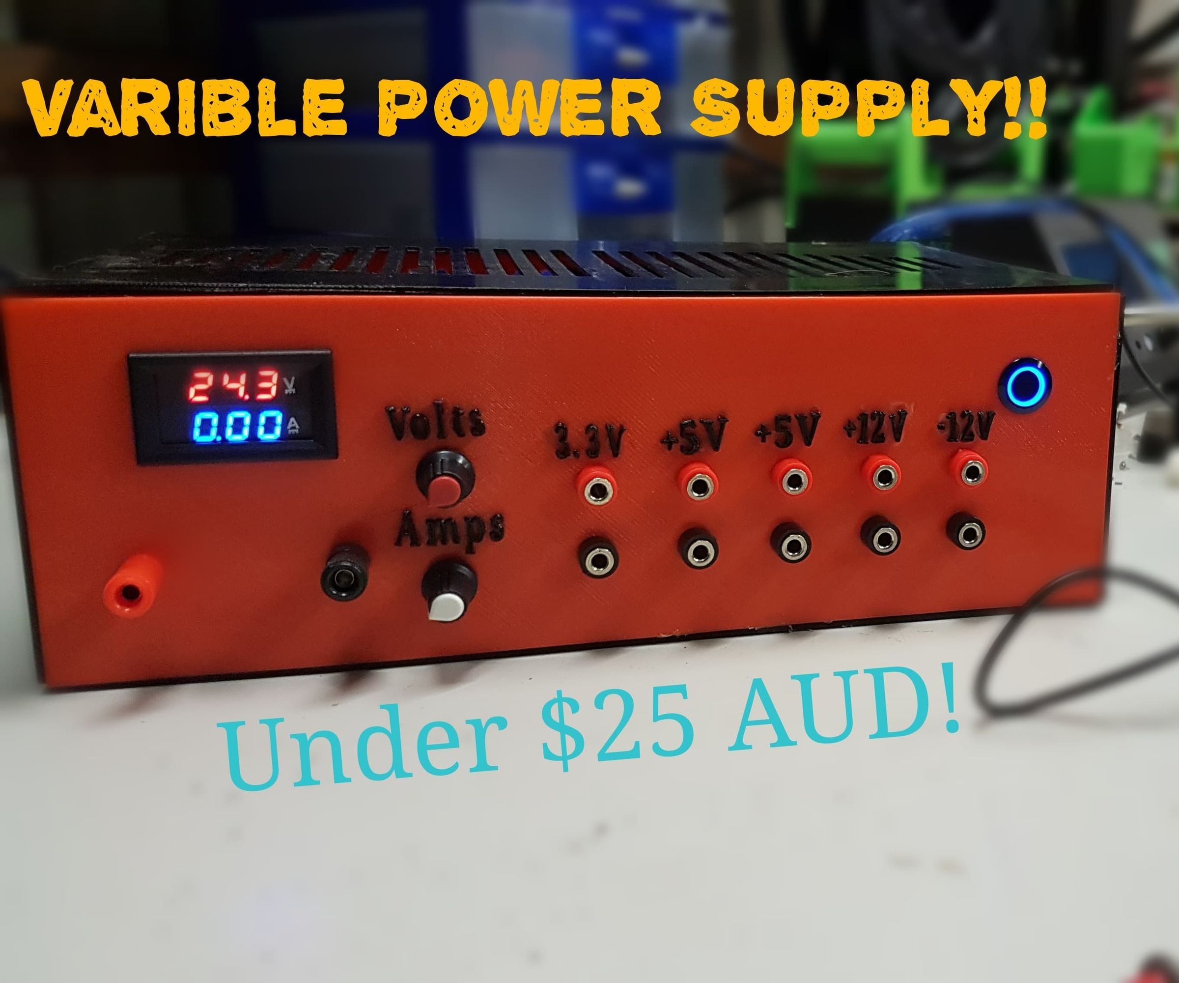Variable Lab Bench Power Supply! 