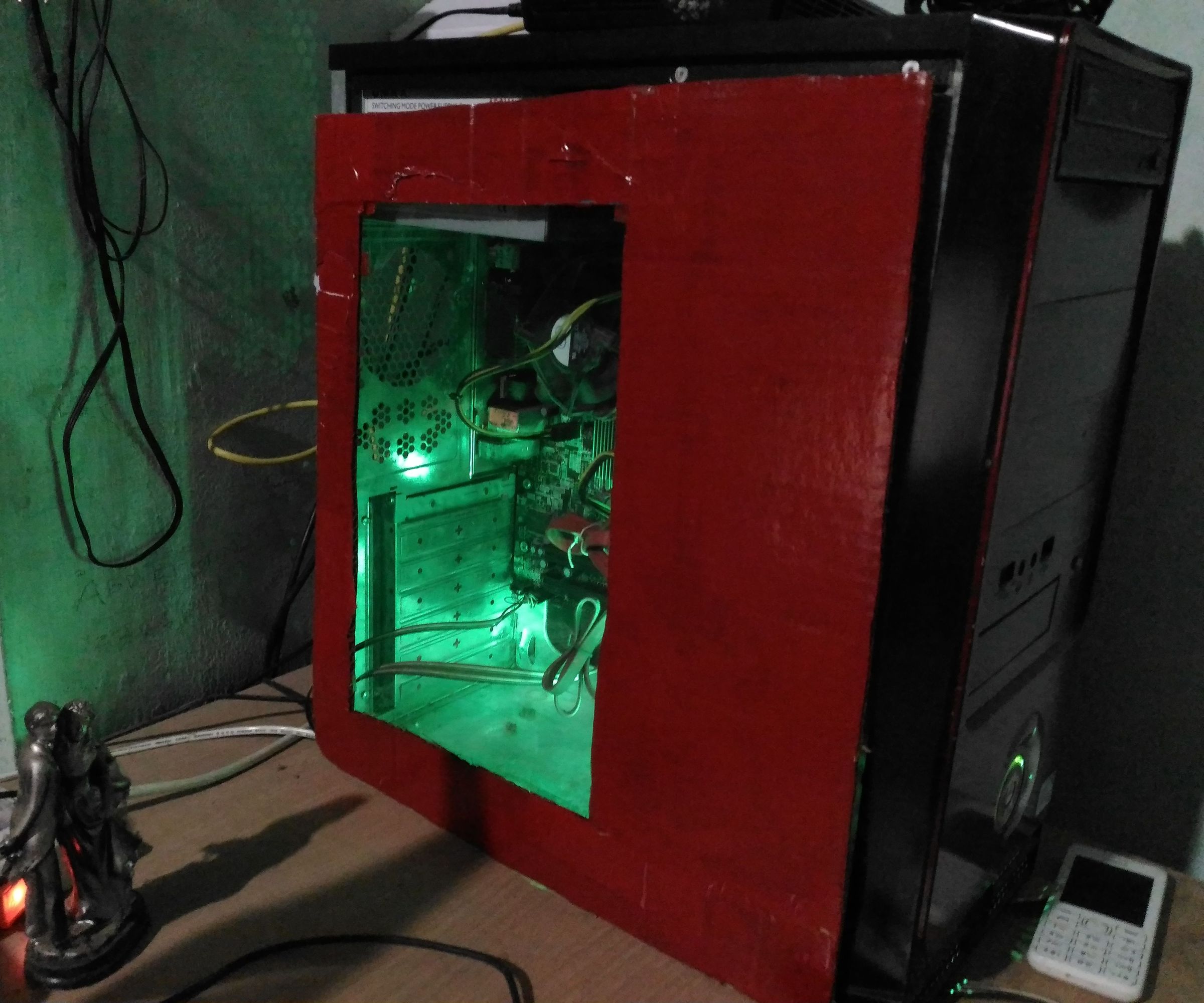 DiY Computer CPU Case With LED