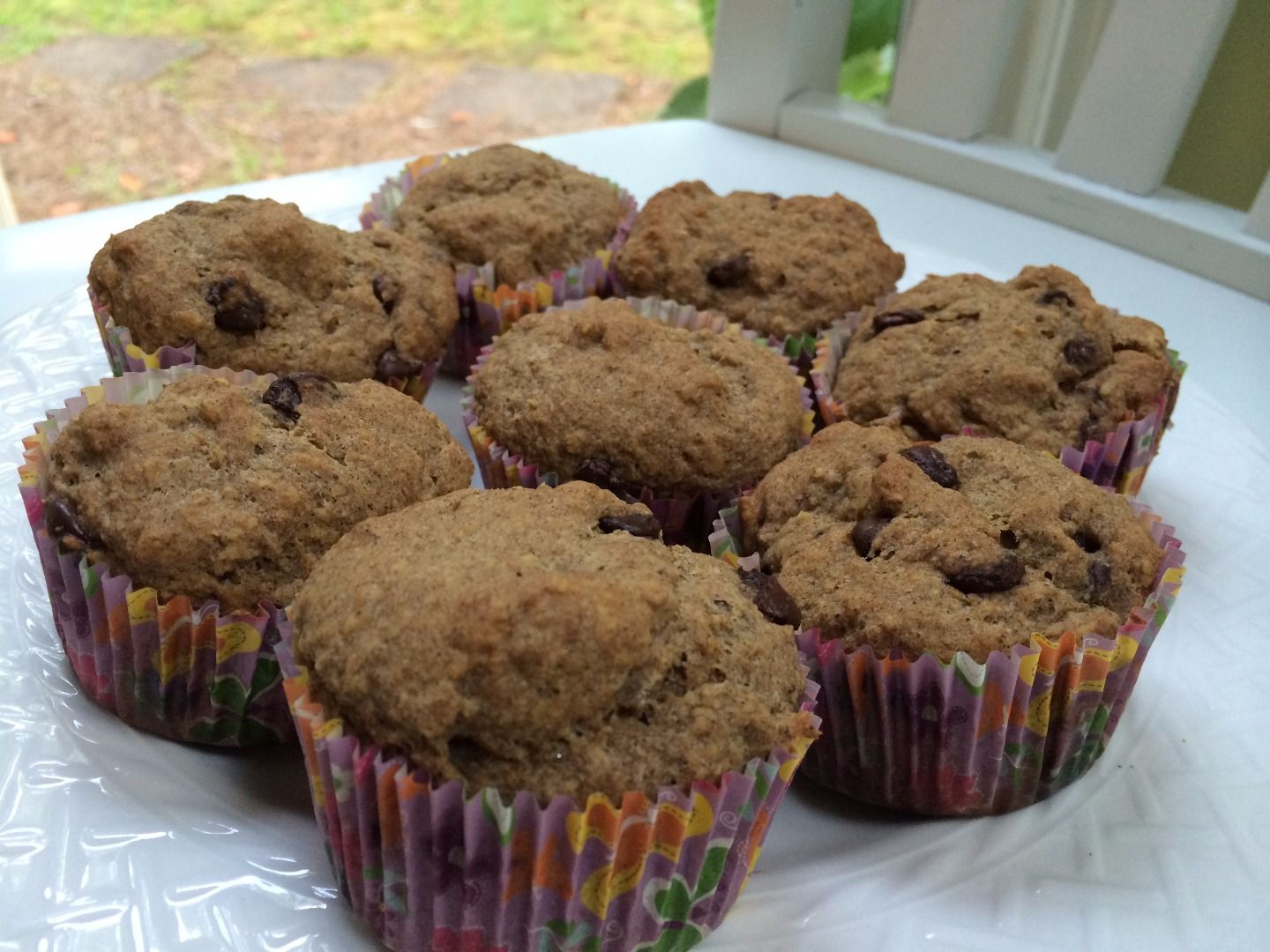 Gluten and DairyFree Dark Chocolate Chip Flaxseed Muffins 7 Steps